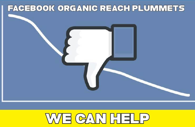 Facebook Page Reach Plummets, Again.